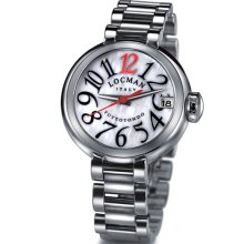 Locman Womens Tuttutondo Stainless Steel Watch 350BMOPWH