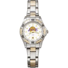 LogoArt NBA All-Pro Women's Watch Color: Two-Tone, Team: Los Angeles Lakers