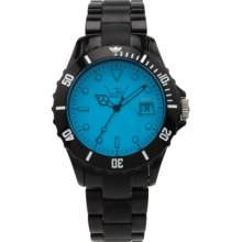 LTD-030901 LTD Watch Unisex Blue Dial Black Strap Watch