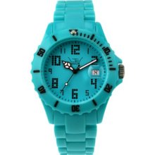 Ltd Watch - Ltd 120104Hs - Limited Edition Watch With Turquoise Plastic Strap, Case And Bezel With Turquoise Dial