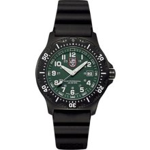 Luminox 8417 Navy Seals Black Ops Green Dial Dive Men's Watch