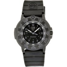 Luminox Luminox 3001.bo Black Rubber Plastic Case Date Mineral Watch