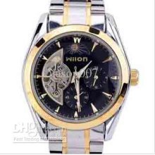 Luxury Auto Men Mechanical Watches Stainless Two Tone Dive Mens Spor