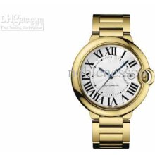 Luxury Men Ballon Mens Gold Automatic Watch W69005z2 Pasha Calibre D