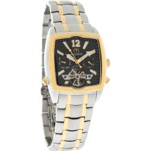 Magnus Halifax Mens Two Tone Black Day/Date Dial Automatic Watch M111MTT02