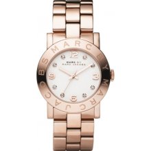 Marc By Marc Jacobs Amy Rose Gold Stainless Steel Ladies Watch MBM3077
