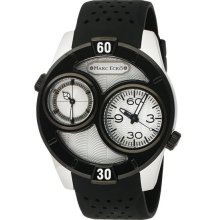 Marc Ecko E16584G1 Maestro Silver Dial Black Resin Strap Men's Watch