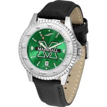 Marshall Thundering Herd Mens Leather Anochrome Watch