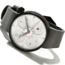 Meccaniche Veloci Men's Quattro Valvole Swiss Made Automatic Titanium Rubber Strap Watch