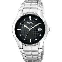 Mens Citizen Eco Drive Dress Collection Watch in Stainless Steel ...