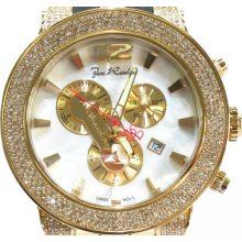 Mens Diamond Joe Rodeo Broadway Watch JRBR9 Round Cut H Color 5.00ct