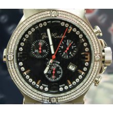 Mens Diamond Joe Rodeo Phantom 2 Round Cut G-H Color 2.25ct