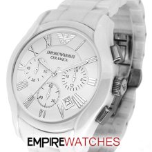 Mens Emporio Armani Ceramic Watch - Rrp Â£479.00