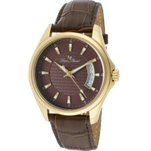 Men's Excalibur Brown Dial Dark Brown Genuine Leather ...