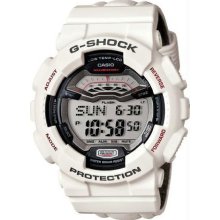 Men's G-Shock G-Lide White Plastic Resin Case and Bracelet Silver Digital Dial