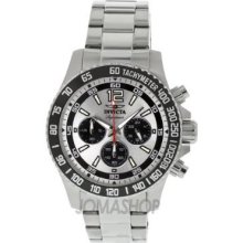 Mens Invicta 7405 Signature Ii Diver Chrono Stainless White Dial Watch