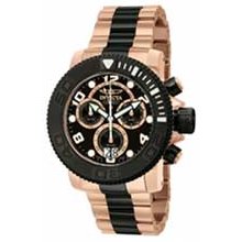 Men's Invicta Sea Hunter Chronograph Rose-Tone Stainless Steel Watch