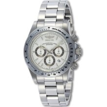 Mens Invicta Speedway Chrono White Dial Watch