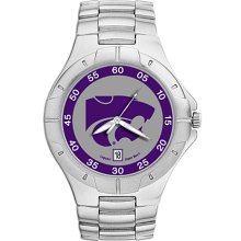 Mens Kansas State Watch - Stainless Steel Pro II Sport