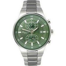 Mens Kenneth Cole NY Steel ChronoGraph Date Watch KC9027