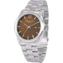 Mens Kenneth Cole Stainless Steel Date Watch KC3884
