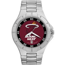 Mens Miami Heat Watch - Stainless Steel Pro II Sport