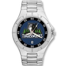 Mens Minnesota Timberwolves Watch - Stainless Steel Pro II Sport