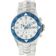 Men's Pro Diver Galaxy Chronograph Stainless Steel Case and Bracelet Silver Tone