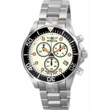 Men's Pro Grand Diver Stainless Steel Case and Bracelet Chronograph Wh
