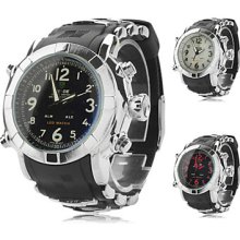 Men's Silicone Analog-Digital Multi-Movement Watch Wrist (Assorted Colors)