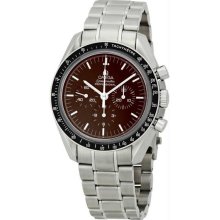 Men's Speedmaster Professional Stainless Steel Case and Bracelet Brown