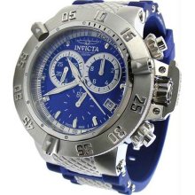 Men's Stainless Steel Subaqua 500M Diver Blue Dial Chronograph