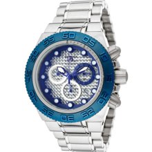 Men's Subaqua/Sport Chronograph Silver Carbon Fiber Dial Stainles ...
