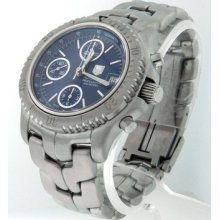 Men's Tag Heuer Link Professional Ct2110 Automatic Stainless Steel Chrono Watch