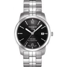 Men's Tissot PR100 Black Automatic Watch