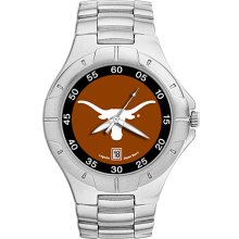 Mens University Of Texas Watch - Stainless Steel Pro II Sport