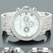 Mens Watches Luxurman Real Diamond Watch 1.25