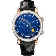 Mens White Gold Blue Dial Patek Philippe Grand Complications Celestial