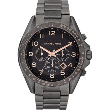 Michael Kors 'Bradshaw' Chronograph Bracelet Watch Gunmetal
