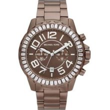 Michael Kors Chronograph Espresso Ladies Watch MK5592