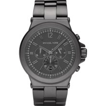 Michael Kors Large Chronograph Bracelet Watch Gunmetal