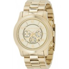 Michael Kors Mens Champagne-Dial Chronograph Watch