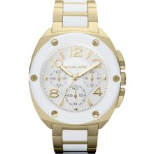 Michael Kors Men's Goldtone White Dial Watch MK5731