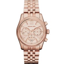 Michael Kors Mid-Size Rose Golden Stainless Steel Lexington