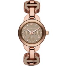 Michael Kors Mini-Size Rose Golden Stainless Steel Chain Bracelet