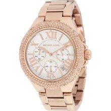 Michael Kors Mk-5636 Rose Gold Tone Stainless Ladies Chronograph Wrist Watch