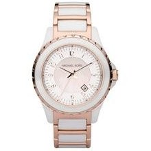 Michael Kors Mk5322 White Ceramic Ladies Watch $375