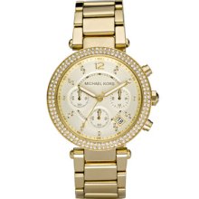 Michael Kors Parker Glitz Watch, Golden