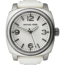 Michael Kors White Rubber Mens Watch Mk7050