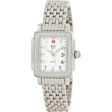 Michele Deco Mini Diamond Stainless Steel Ladies Watch MWW06D000012